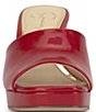 Jessica Simpson Elyzza Patent Platform Block Heel Square Toe Slide Sandals - Image 5