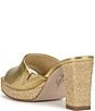 Jessica Simpson Elyzza Raffia Platform Block Heel Square Toe Slide Sandals - Image 4