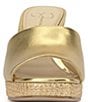 Jessica Simpson Elyzza Raffia Platform Block Heel Square Toe Slide Sandals - Image 5