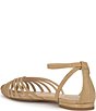 Jessica Simpson Eulean Raffia Strappy Caged Ankle Wrap Flat Sandals - Image 3