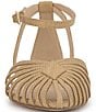 Jessica Simpson Eulean Raffia Strappy Caged Ankle Wrap Flat Sandals - Image 4