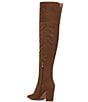 Color:Tobacco - Image 4 - Habella Faux Suede Pointed Toe Over-the-Knee Boots