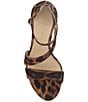 Color:Natural - Image 6 - Iley Leopard Print Platform Dress Sandals