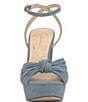Color:Denim - Image 6 - Immie Denim Platform Sandals