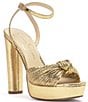Jessica Simpson Immie Embossed Platform Dress Sandals - Image 1