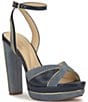 Jessica Simpson Ivrae Embossed Platform Dress Sandals - Image 1