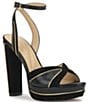 Jessica Simpson Ivrae Embossed Platform Dress Sandals - Image 1