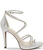 Jessica Simpson Jaeya Metallic Rhinestone Strappy Dress Sandals | Dillard's