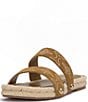 Color:Saddle Ranch - Image 5 - Jasdin Suede Two Strap Platform Slide Sandals