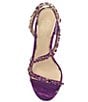 Color:Amethyst/Multi - Image 6 - Jaycin Marble Print Rhinestone Dress Sandals