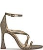 Jessica Simpson Kaliye Glitter Strappy Rhinestone Embellished Dress Sandals - Image 2
