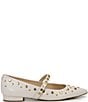 Color:Off White - Image 2 - Kiann Studded Pointed Toe Flats