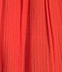 Color:Paprika - Image 3 - Lex Halter Neck Tiered Tie Back Midi Dress