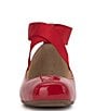 Color:Red Muse - Image 5 - Mandalaye Patent Square-Toe Ballet Flats