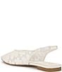 Jessica Simpson Mezzah Flower Mesh Pointed Toe Slingback Flats - Image 5