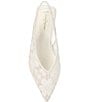 Jessica Simpson Mezzah Flower Mesh Pointed Toe Slingback Flats - Image 5