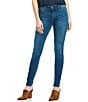 Color:Sweet Charlotte - Image 1 - Mid Rise Kiss Me Skinny Jeans