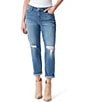 Color:Simply Smitten - Image 1 - Mika Best Friend High Rise Distressed Slouchy Skinny Jeans