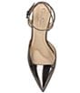 Color:Pewter Metallic - Image 6 - Nazela Patent Ankle Strap Dress Pumps