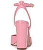 Color:Bubble Gum - Image 3 - Nazela Patent Ankle Strap Dress Pumps