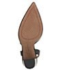 Color:Black - Image 6 - Nazela Patent Ankle Strap Dress Pumps
