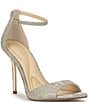 Jessica Simpson Nelira Metallic Ankle Wrap Dress Sandals - Image 1