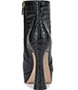 Jessica Simpson Nerix Crocodile Embossed Patent Platform Booties - Image 5