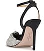 Color:Black - Image 4 - Ohela Rhinestone Dress Sandals