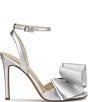 Jessica Simpson Olivine Textured Bow Ankle Strap Dress Sandals - Image 3
