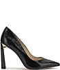 Jessica Simpson Omissia Snake Embossed Pointed Toe Pumps - Image 2