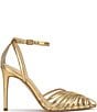 Jessica Simpson Paveri Lizard Embossed Strappy Caged Ankle Strap Pumps - Image 3