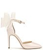 Color:Off White - Image 2 - Phindies Oversized Tulle Bow Dress Pumps