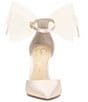 Color:Off White - Image 5 - Phindies Oversized Tulle Bow Dress Pumps