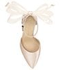 Color:Off White - Image 6 - Phindies Oversized Tulle Bow Dress Pumps