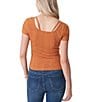 Color:Glazed Ginger - Image 2 - Pippa Knit Strappy Top