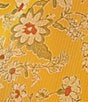 Color:Butterscotch - Image 3 - Floral Print Ruffle Trim A-Line Mini Dress