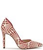 Jessica Simpson Prizma Patterned Raffia d'Orsay Pumps - Image 2