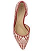 Jessica Simpson Prizma Patterned Raffia d'Orsay Pumps - Image 5
