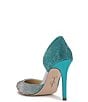 Color:Green/Silver - Image 4 - Prizma8 Ombre Rhinestone Embellished d'Orsay Pumps