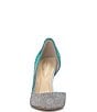 Color:Green/Silver - Image 6 - Prizma8 Ombre Rhinestone Embellished d'Orsay Pumps