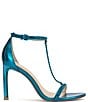 Color:Amalfi Blue - Image 2 - Qiven Chain T-Strap Dress Sandals