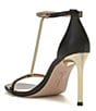 Color:Black - Image 4 - Qiven Chain T-Strap Dress Sandals