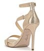 Jessica Simpson Rayli Metallic Ankle Wrap Stiletto Dress Sandals - Image 4