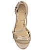 Jessica Simpson Rayli Metallic Ankle Wrap Stiletto Dress Sandals - Image 6
