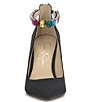 Color:Black - Image 5 - Samiyah Jewel Ankle Strap Pumps