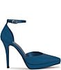 Jessica Simpson Sendia Satin Ankle Strap Platform Pumps - Image 3