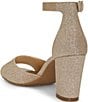 Color:Champagne - Image 4 - Sherron Ankle Strap Block Heel Sandals