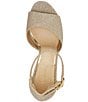 Color:Champagne - Image 6 - Sherron Ankle Strap Block Heel Sandals