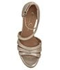 Color:Champagne - Image 6 - Shyremin Rhinestone Platform Dress Sandals