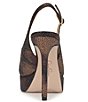 Jessica Simpson Sibilla Embossed Slingback Peep Toe Platform Pumps - Image 3